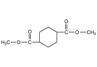 1,4-環(huán)己二羧酸二甲酯結(jié)構式